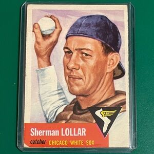 Sherman Lollar #53 1953 Topps Baseball Trading Card